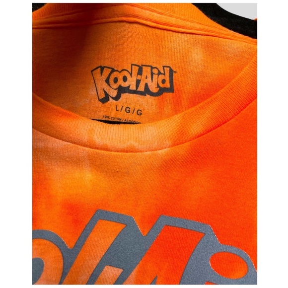 90s KOOLAID CUSTOM BLEACH DYE RETRO GRAPHIC KOOL AID OVERSIZED TEE - Picture 6 of 7